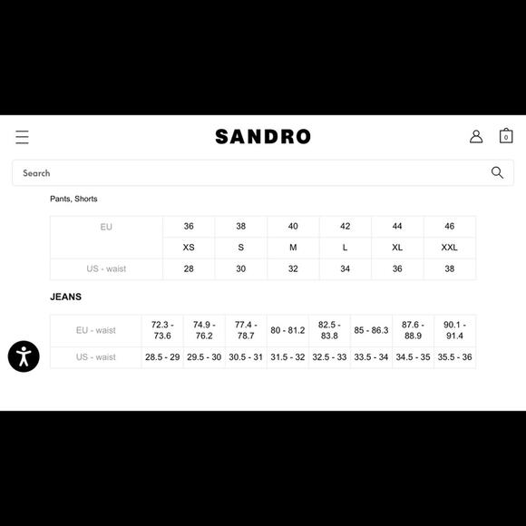 Sandro Misty Star Stitched Straight High-Rise Jeans EU Size 40 US Size 10 - Picture 9 of 15